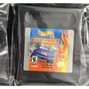 Hot Wheels Stunt Track Driver Nintendo Gameboy Loose Game